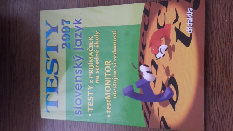 Testy 2007 - slovenský jazyk