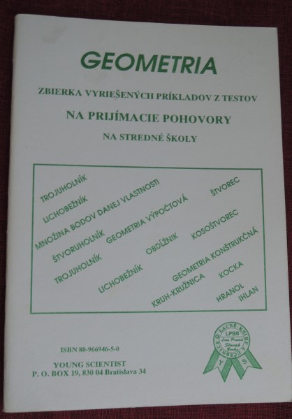 Geometria, Algebra1, Algebra2, Fyzika1-2 pre ZŠ