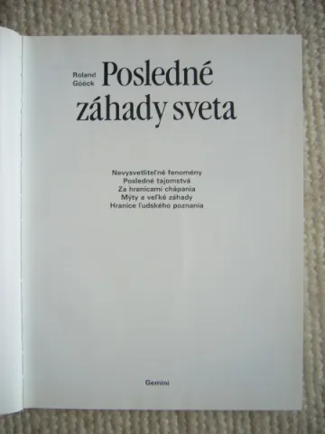 POSLEDNÉ ZÁHADY SVETA  — fotka 2