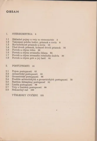 STEREOMETRIA A POSTUPNOSTI — fotka 2