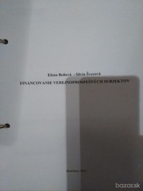 Financovanie verejnoprospešných subjektov