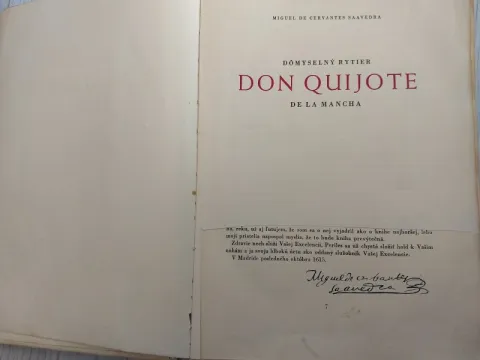 Dômyselný rytier DON QUIJOTE de la Mancha — fotka 5