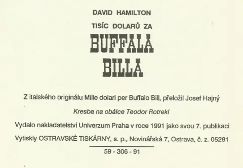 Tisíc dolaru za Buffala Billa — fotka 2