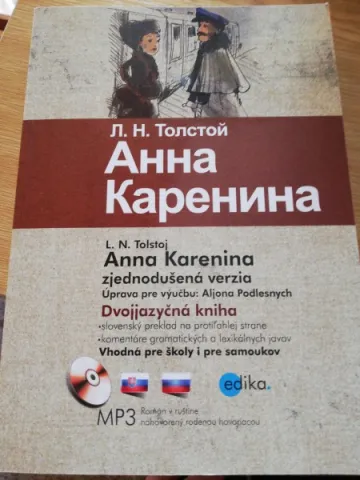 Anna Karenina dvojjazyčné rusko-slovensky