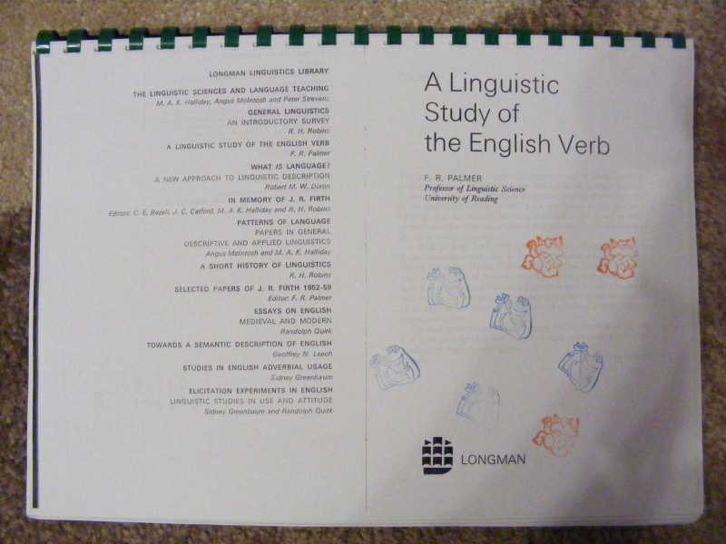 A Linguistic Study of the English Verb