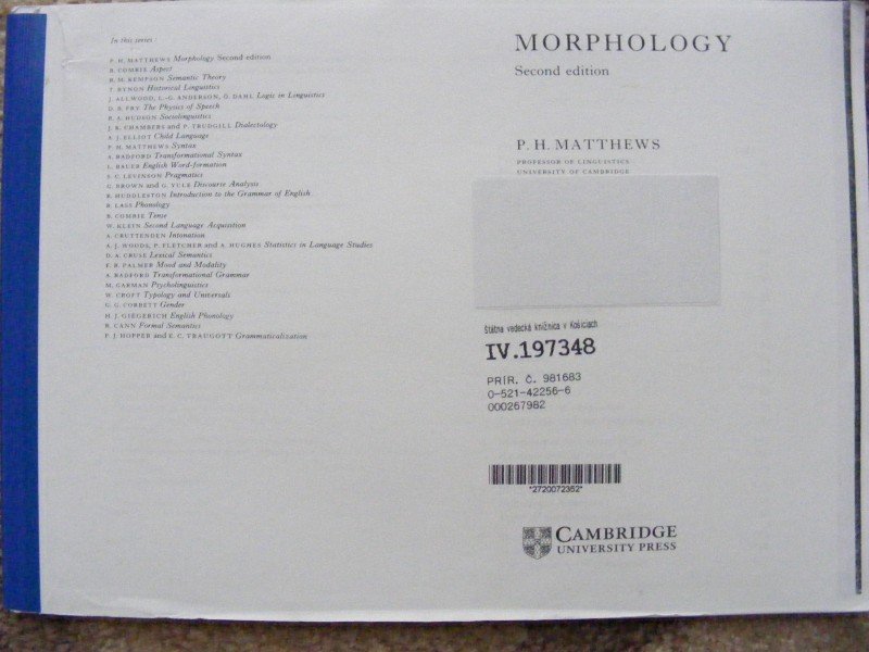 Morphology
