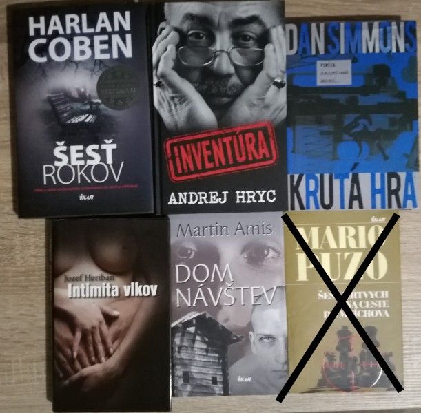 Coben, Hryc, Heriban, Amis, Puzo