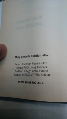 Malý slovník cudzích slov  — fotka 2