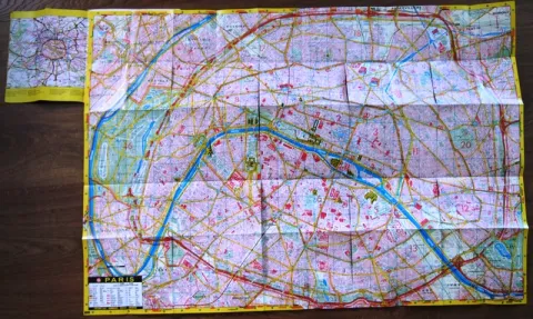 Paríž  podrobná mapa — fotka 2