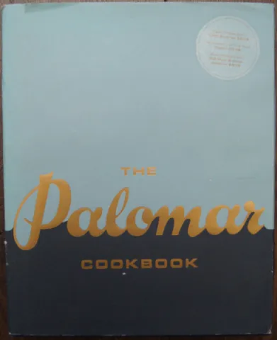The Palomar cookbook