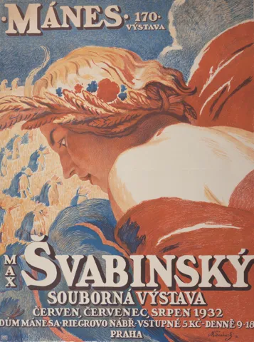 Švabinský Max (1873–1962) | Plakát 170. výstava Mánes — fotka 3