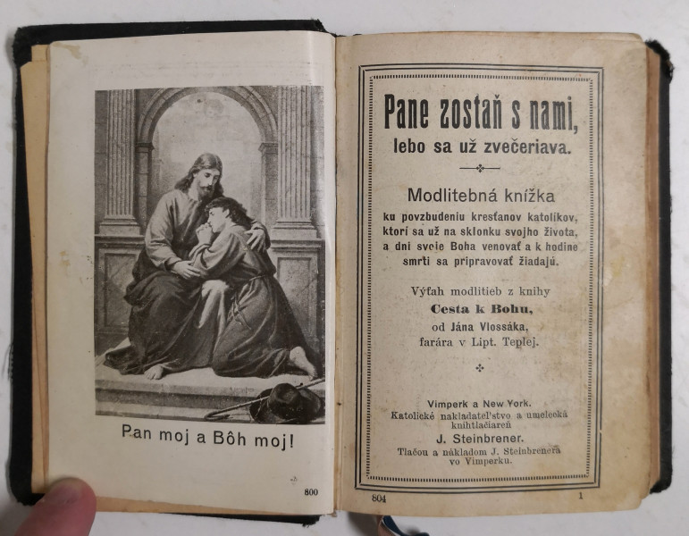 Pane zostaň s nami, lebo sa už zvečeriava 1920 