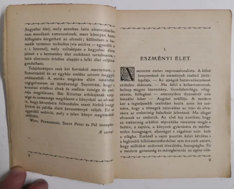 A keresztény élet 1922 — fotka 4