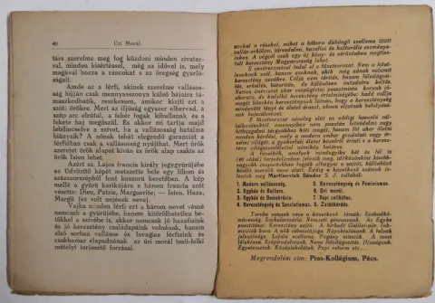 Uri morál - Martinovich Sándor S. J. 1918 — fotka 5