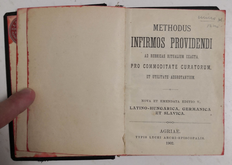 Methodus Infirmos Providendi Latino-Hungarica, Germanica et 