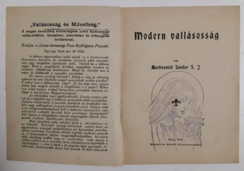 Modern vallásosság - Martinovich Sándor S. J. 1918 — fotka 2