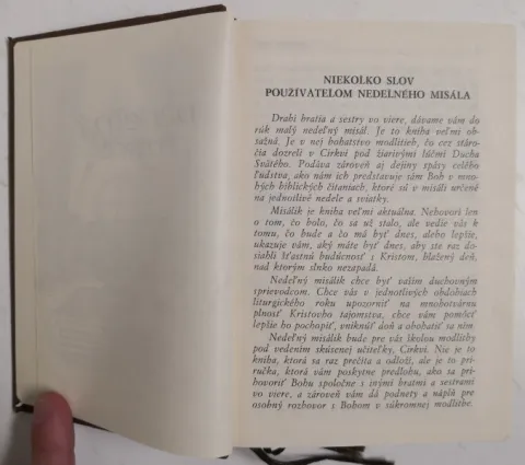 Nedeľný Misál 1982 — fotka 2