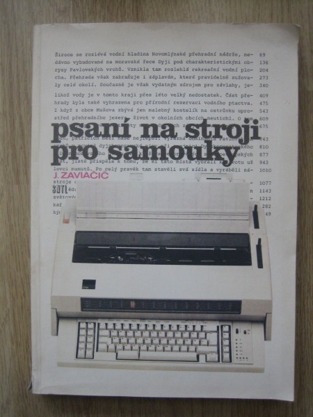 Psani na stroji pro samouky